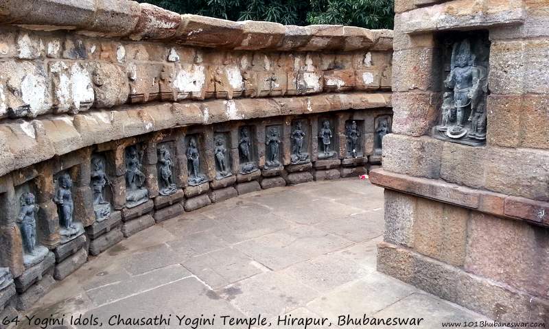 64 Yogini Idols, Chausathi Yogini Temple, Hirapur, Bhubaneswar